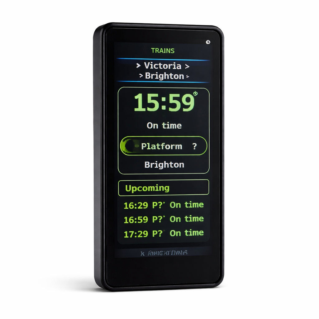 Live train departures